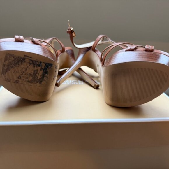 MICHAEL Michael Kors Brown Strappy Heels - Picture 5 of 9